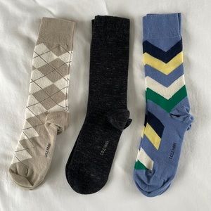 Cole Haan Socks (Set of Three) size 7-12